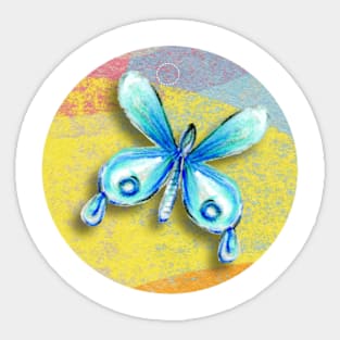 Colorful butterfly Sticker